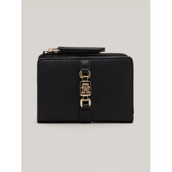 Cartera con Detalles Horsebit Th y Cremallera de TOMMY HILFIGER
