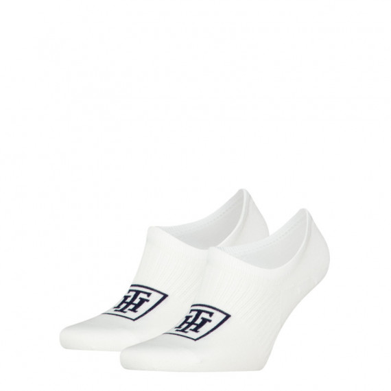 Th Men Footie 2P Monogram Locker Navy  TOMMY HILFIGER