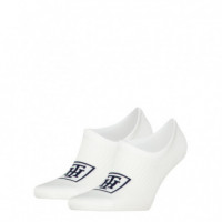 Th Men Footie 2P Monogram Locker Navy  TOMMY HILFIGER - Guanxe Atlantic Marketplace