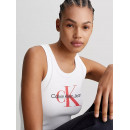 Archival Monologo Rib Tank Bright White  CALVIN KLEIN