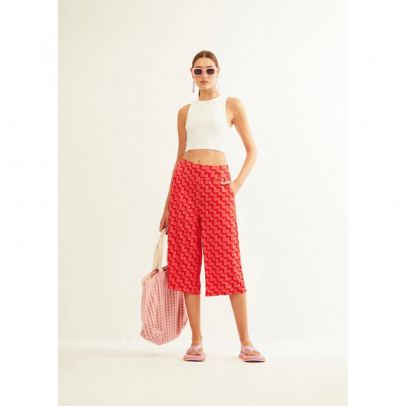 Pantalones Pantalón XANTIK Falda Ruby Bouquet