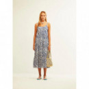 Vestidos Vestido XANTIK Tirantes Largo Dancing Waves