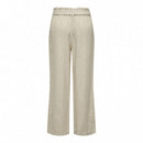 JACQUELINE DE YONG Pantalones Pantalón Jdy Say Oatmeal
