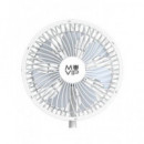 MUVIP Ventilador de Pinza Recargable 6" , 5W, 4 Velocidades MV0552