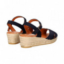 SANDALIA CRUZADA ANTE MARINO