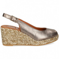 ABIERTO P Y T METALIZADO BRONCE