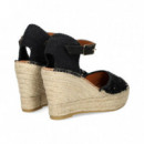 ABIERTA LADOS LENTEJUELAS NEGRO