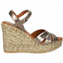 SANDALIA METALIZADA BRONCE