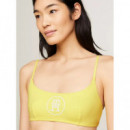 Bralette Seal Logo Yellow Tulip  TOMMY HILFIGER