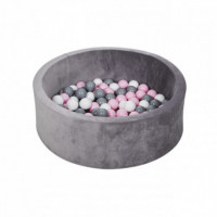 Piscina de Bolas Misti Gris/rosa  MS