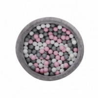 Piscina de Bolas Misti Gris/rosa  MS