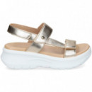 Surfera Plataforma Metalizada Oro  PANAMA JACK