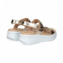 Surfera Plataforma Metalizada Oro  PANAMA JACK