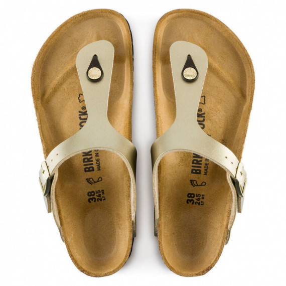 Calzado BIRKENSTOCK Gizeh Birko-flor Gold - Guanxe Atlantic Marketplace