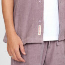 Camisas Camisa REVOLUTION Terry Cuban 3823 Purple