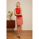 Vestidos Falda KING LOUIE Border Rowe Fiery Red