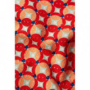 Vestidos Falda KING LOUIE Border Rowe Fiery Red