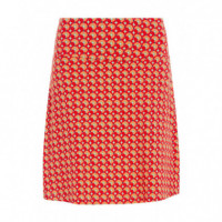 Vestidos Falda KING LOUIE Border Rowe Fiery Red - Guanxe Atlantic Marketplace