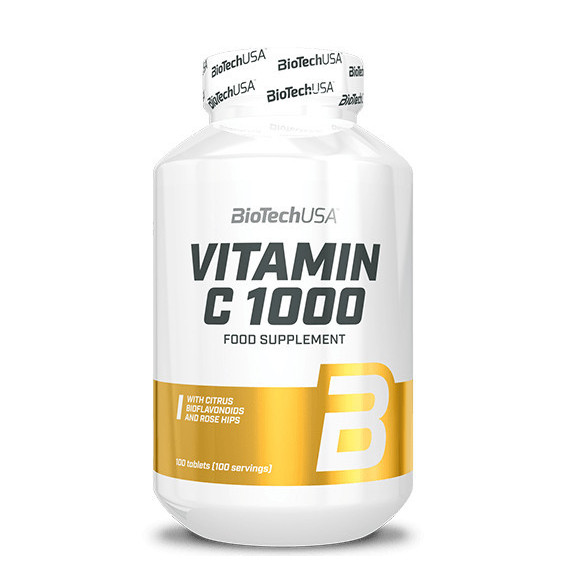 Vitamin C 1000 Biotechusa - 100 Tabs  BIOTECH USA
