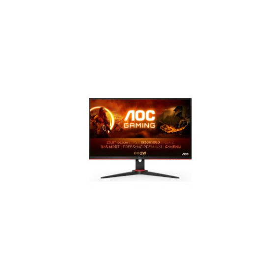 Monitor Gaming AOC 24" Multimedia Negro (24G2SPAE/BK)