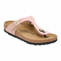 Calzado Gizeh BIRKENSTOCK Nubuc Soft Pink - Guanxe Atlantic Marketplace