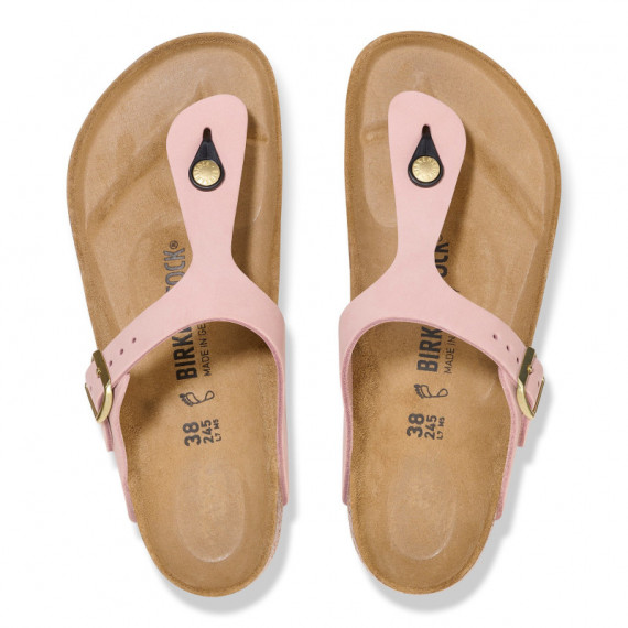 Calzado Gizeh BIRKENSTOCK Nubuc Soft Pink - Guanxe Atlantic Marketplace