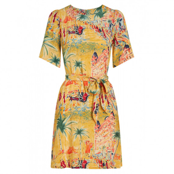 Vestidos Vestido KING LOUIE Mila Serafini Tuscan Yellow