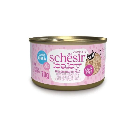 SCHESIR Baby Filete Hígado/pollo Lata 70