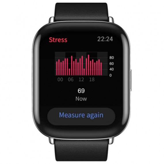 AMAZFIT Smartwatch Zepp E Square Cuero Negro