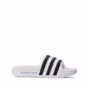 ADIDAS ORIGINALS - Adilette 22 - Ftwwht Ftwwht Cblack - IF3668/FTWWHT Ftwwht Cblack