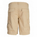 Bermudas JACK AND JONES Cargo Kaki