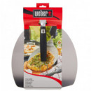 Pala para Pizza- Acero Inoxidable con Mango Abatible- Barbacoa- Weber®  WEBER