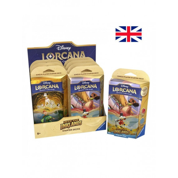 Azos de Inicio Lorcana Into The Inklands  Disney Inglés  RAVENSBURGER