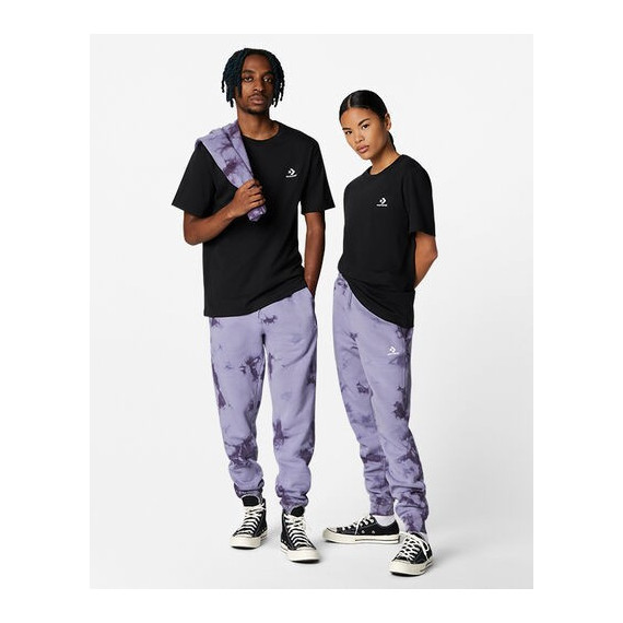 Classic Fit Left Chest Star Chev Emb Ss Tee CONVERSE Black CONVERSE