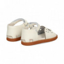 Sandalia con Talon Calada Blanco  CAMPER