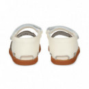 Sandalia con Talon Calada Blanco  CAMPER