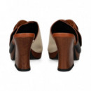 Pala Argolla Piel Multi Beige  NOA HARMON