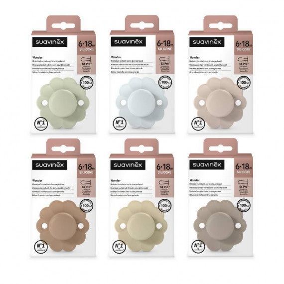 SUAVINEX Chupete Silic Fisiolog  Wonder Sx 6-18M