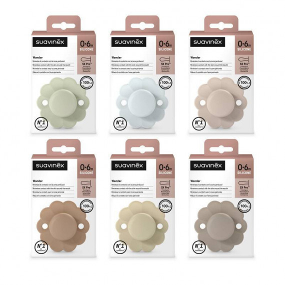 SUAVINEX Chupete Silic Fisiolog Wonder Sx 0-6M