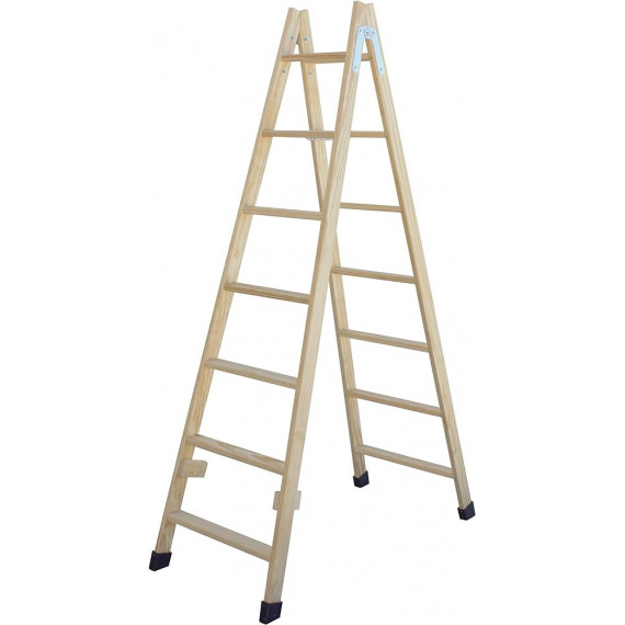 Escalera Madera  7 Peldaños
