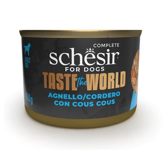 SCHESIR Perro Adulto Taste World Cordero con Cuscús Lata 150 Gr