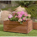 Jardinera Rectangular Madera Nort Gaia 0,8X0,4X0,35M 2013824