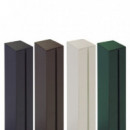 Perfil Aluminio Nort Alupost 115 Verde 2010480