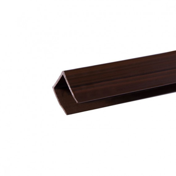Perfil Plastico Marron Oscuro "u" 205CM 179515
