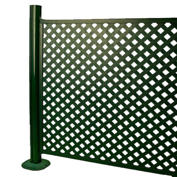 Poste Aluminio Blanco 2.15 Metros 179122