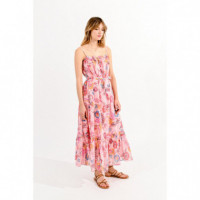 Vestidos Vestido MOLLY BRACKEN Estampado Pink Alba