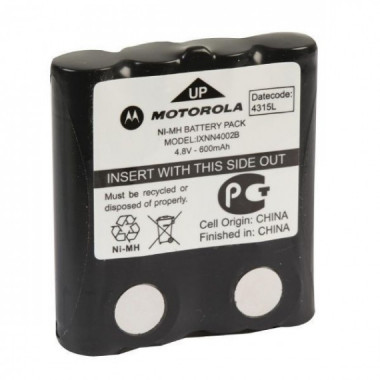 Batería Walkie MOTOROLA 4.8V/600MAH Tlkr 6/7/8/60/80/80EX, Xtr, Xtk