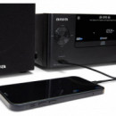 Microcadena AIWA MSBTU-500NE HI-FI/BLUETOOTH/CD/USB-CARGA/MP3/RADIO FM/50W