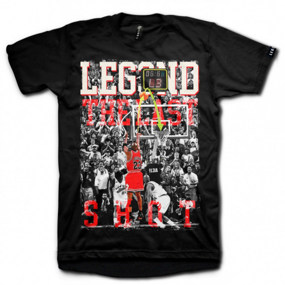 Camiseta LEG3ND Shot Negro Vintage