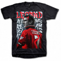 Camiseta LEG3ND Devil Negro Vintage